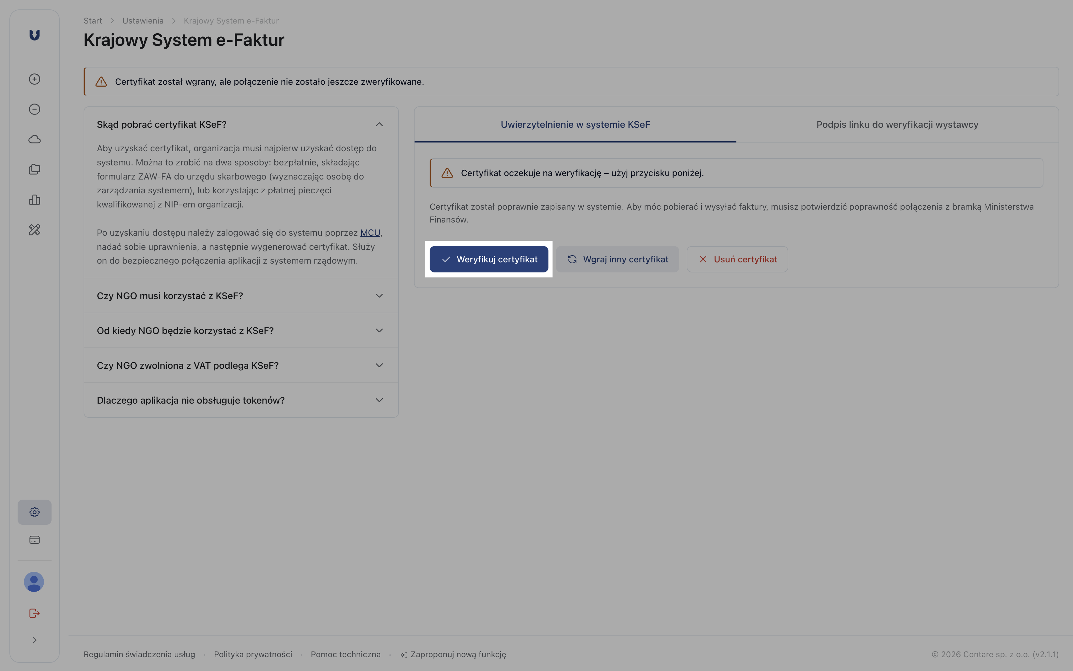 Proces weryfikacji certyfikatu (1)
