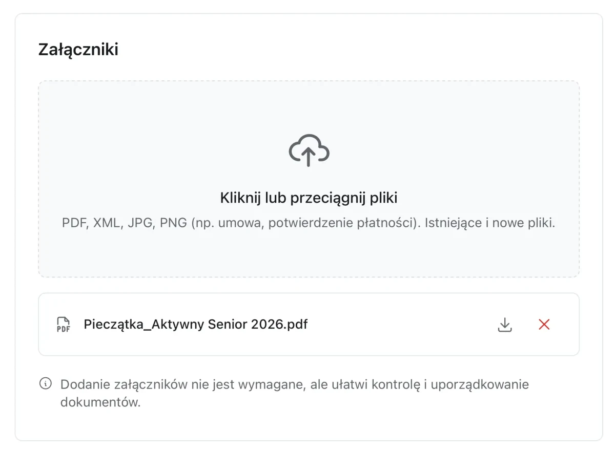 Wygenerowana pieczątka w formacie PDF